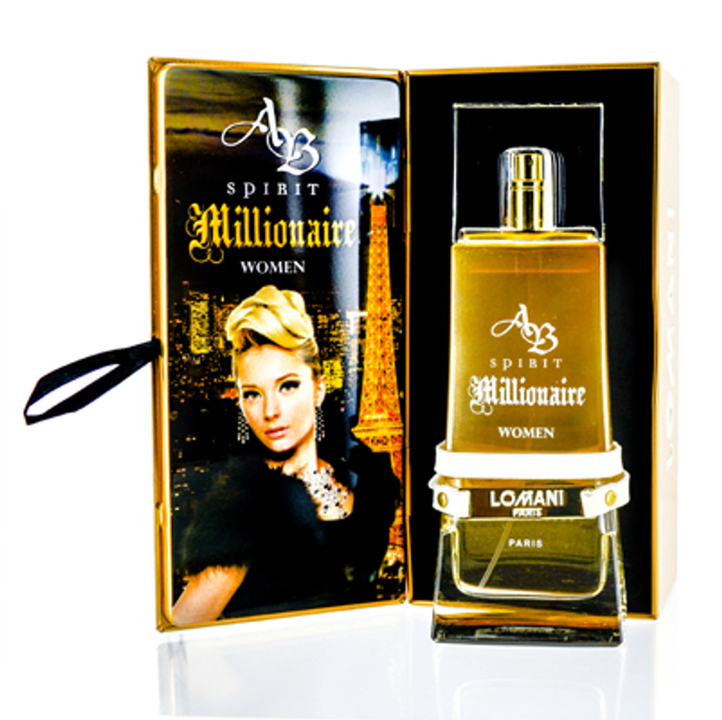 Ab spirit millionnaire/lomani eau de parfum spray 3,4 oz (w) (cs-asmes34)