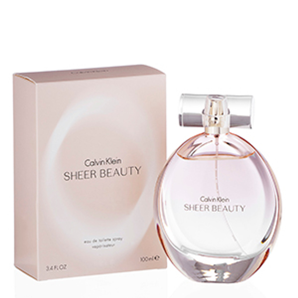 Ck pure beauté/calvin klein edt spray 3,4 oz (w)