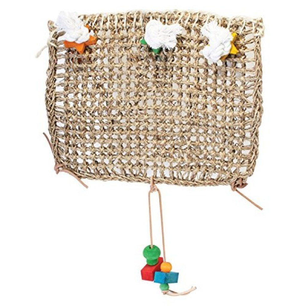 Penn Plax Bird Life Natural Weave Bird Cage Climbing Exerciser 14" Long x 14" Wide