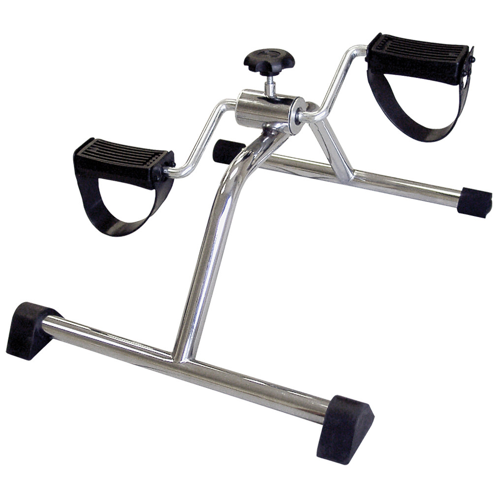 EXERCISER STANDARD MODEL, COMES WITH, NON-SKID FOOT PADS, AND A CRHOME FINISH
