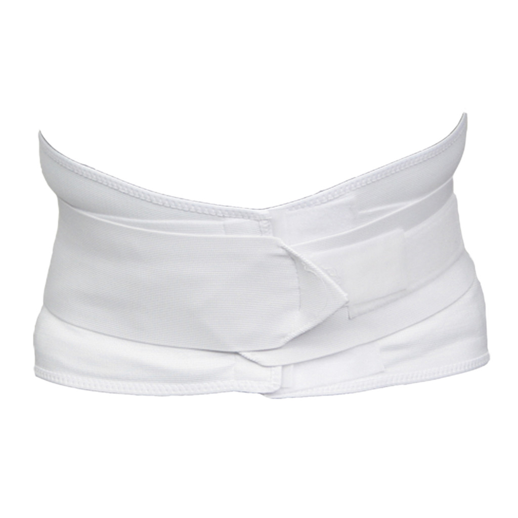 TRIPLE PULL ELASTIC BELT, LUMBOSACRAL BACK SUPPORT WITH POSTERIOR PAD INSERT, REUSABLE, 3X-LARGE
