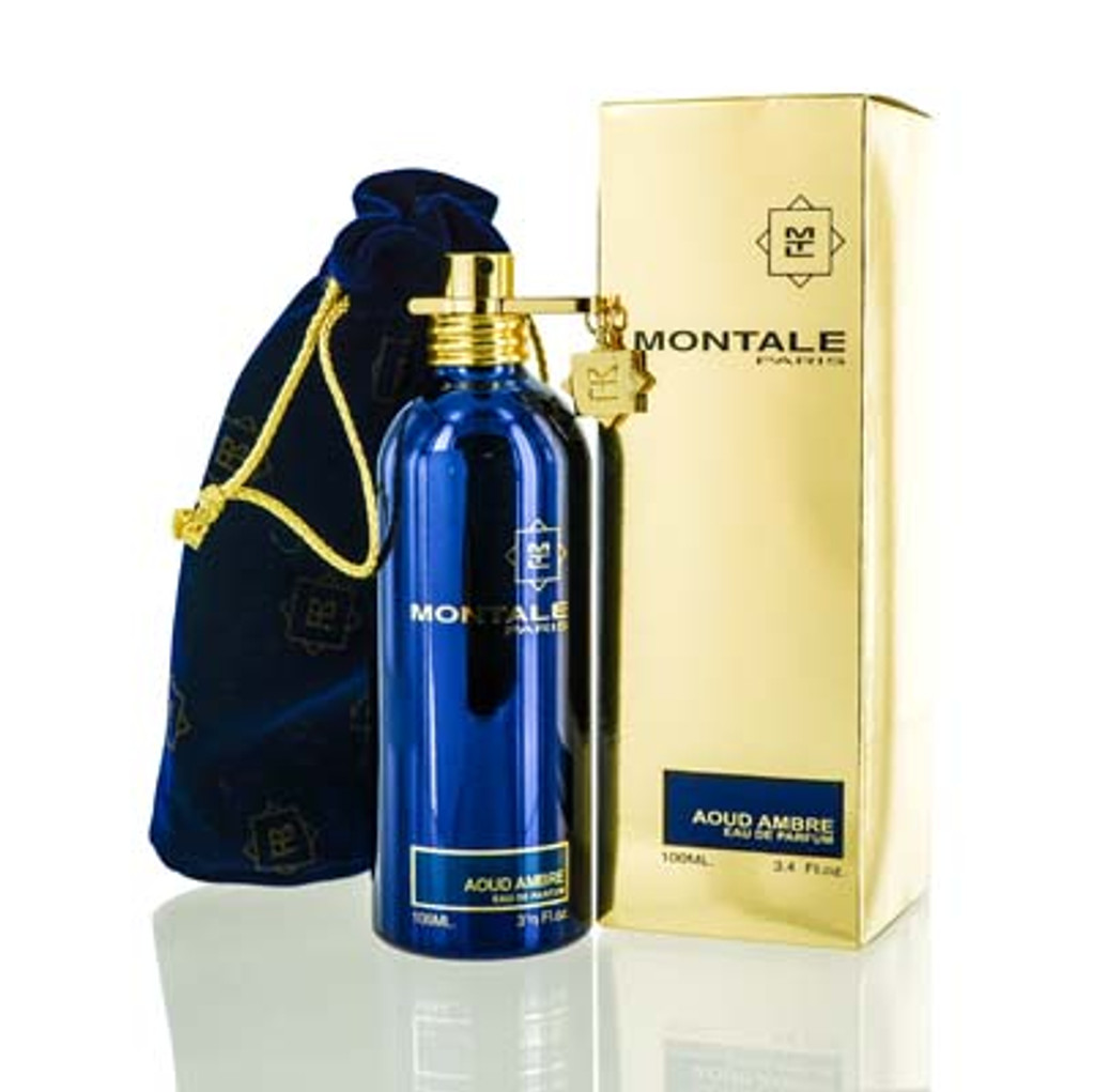 AOUD AMBRE/MONTALE EDP SPRAY 3.3 OZ (100 ML) (U) Shiny Blue 