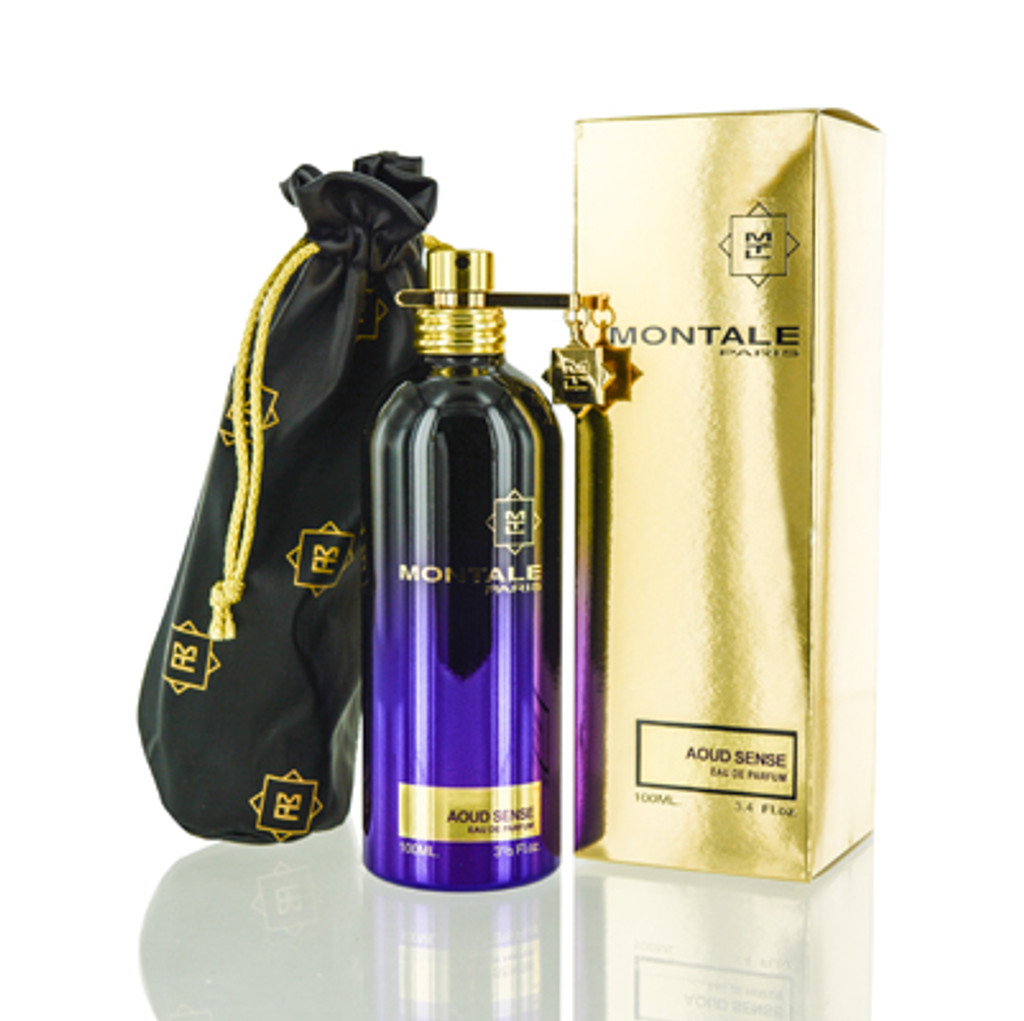 Aoud sense/montale edp spray 3,3 oz (100 ml) (u) glanzend zwart/violet