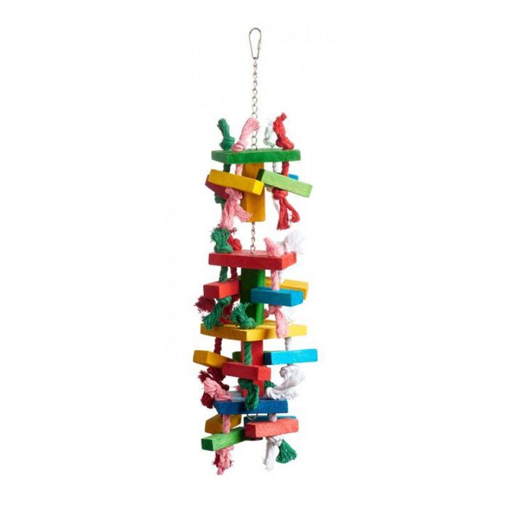 Prevue Bodacious Bites Tower Bird Toy 1 Pack - (6"L x 6"W x 21"H)