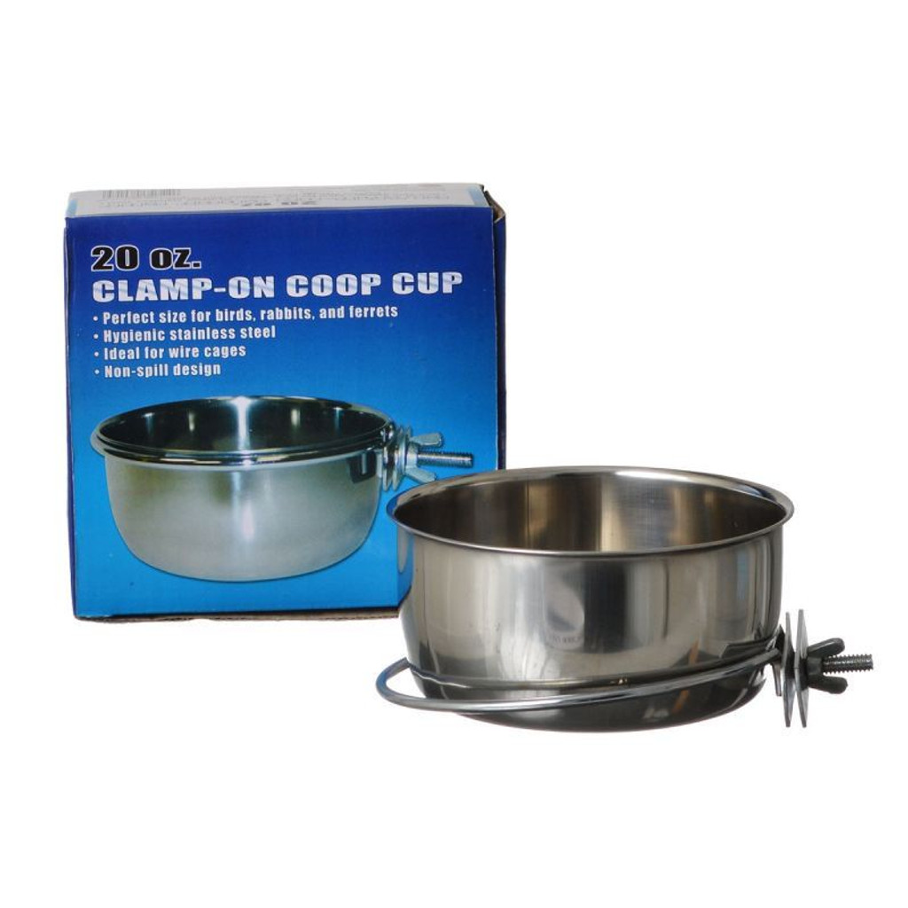 Spot Stainless Steel Coop Cup with Bolt Clamp 20 oz