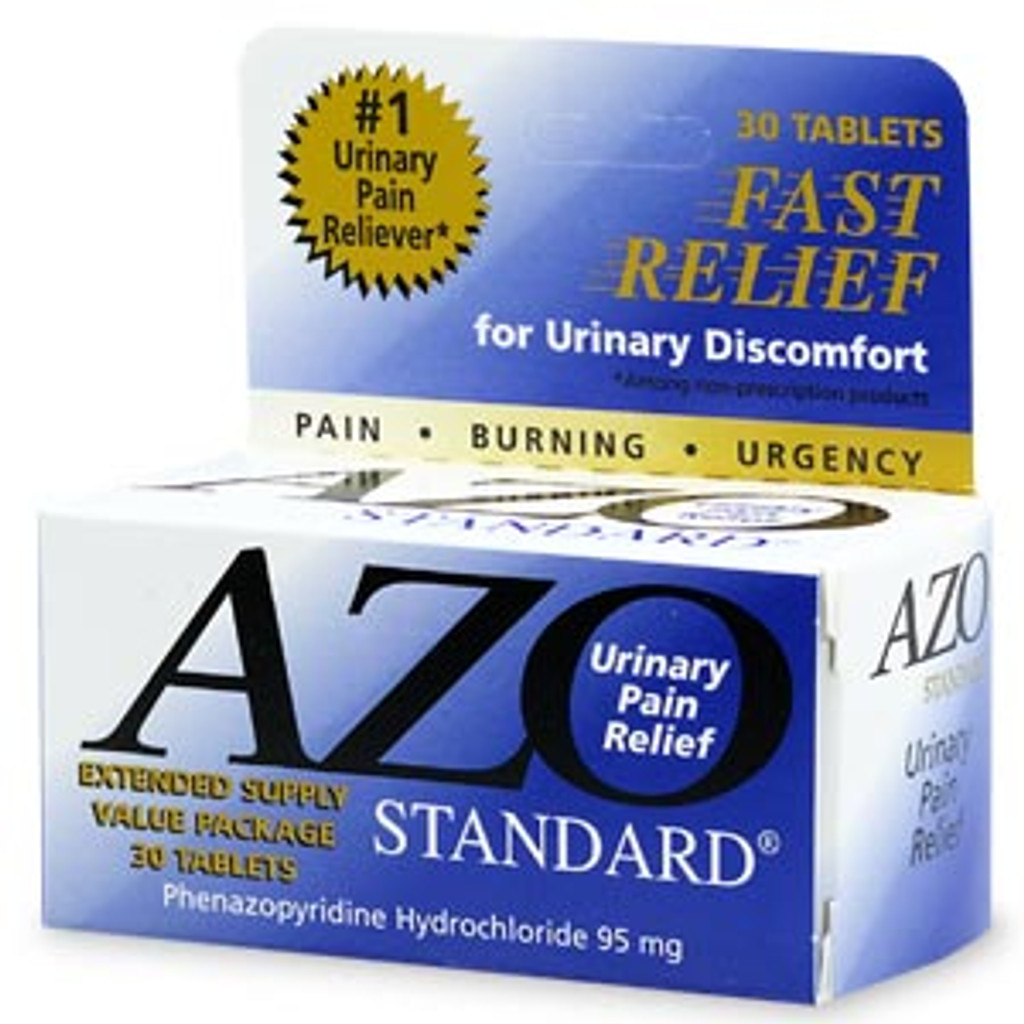 AZO Standaard tabletten voor urinepijnverlichting 30 stuks