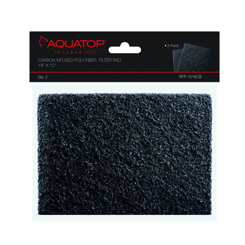 Aquatop Carbon Infused Poly-Fiber Filter Pad 2 Count
