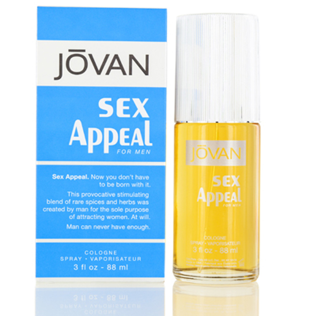  Sex-appeal/jovan spray d'eau de Cologne 3,0 oz (88 ml) (m) 