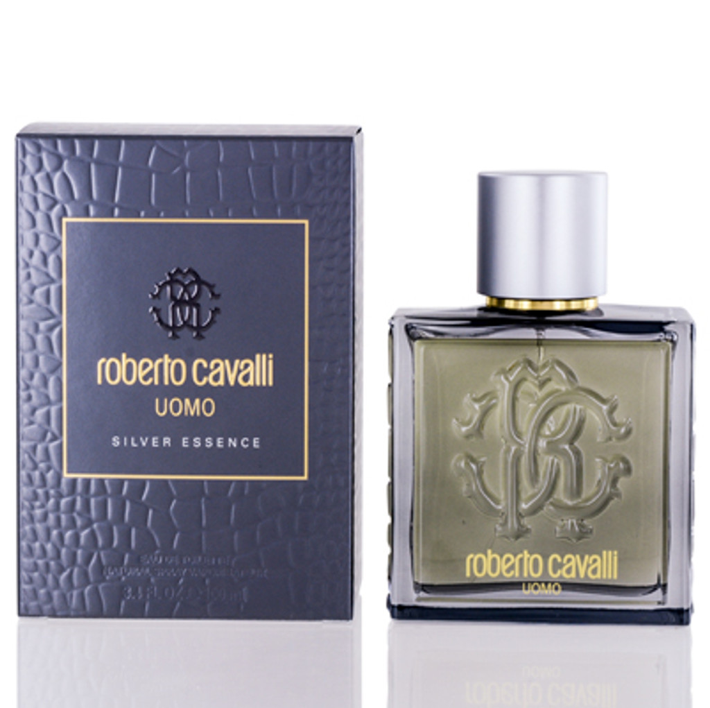  Uomo silver essence/roberto cavalli edt spray 3.4 oz (100 ml) (m)