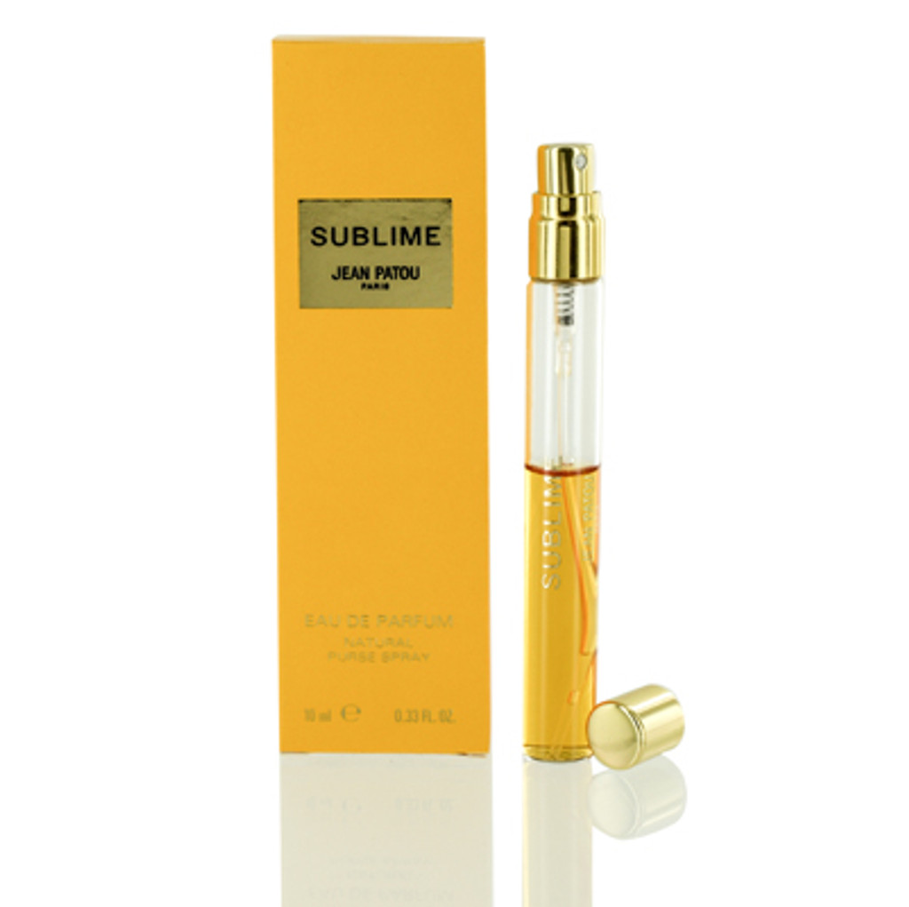  Sublime/jean patou edp hervulbare portemonnee spray (glazen fles) .33 oz in fluwelen zakje 