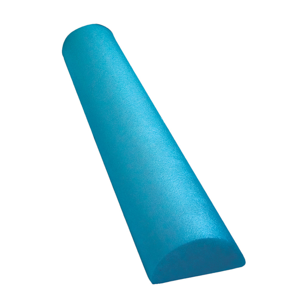 Rouleau en mousse Cando, 6" x 36", demi, bleu
