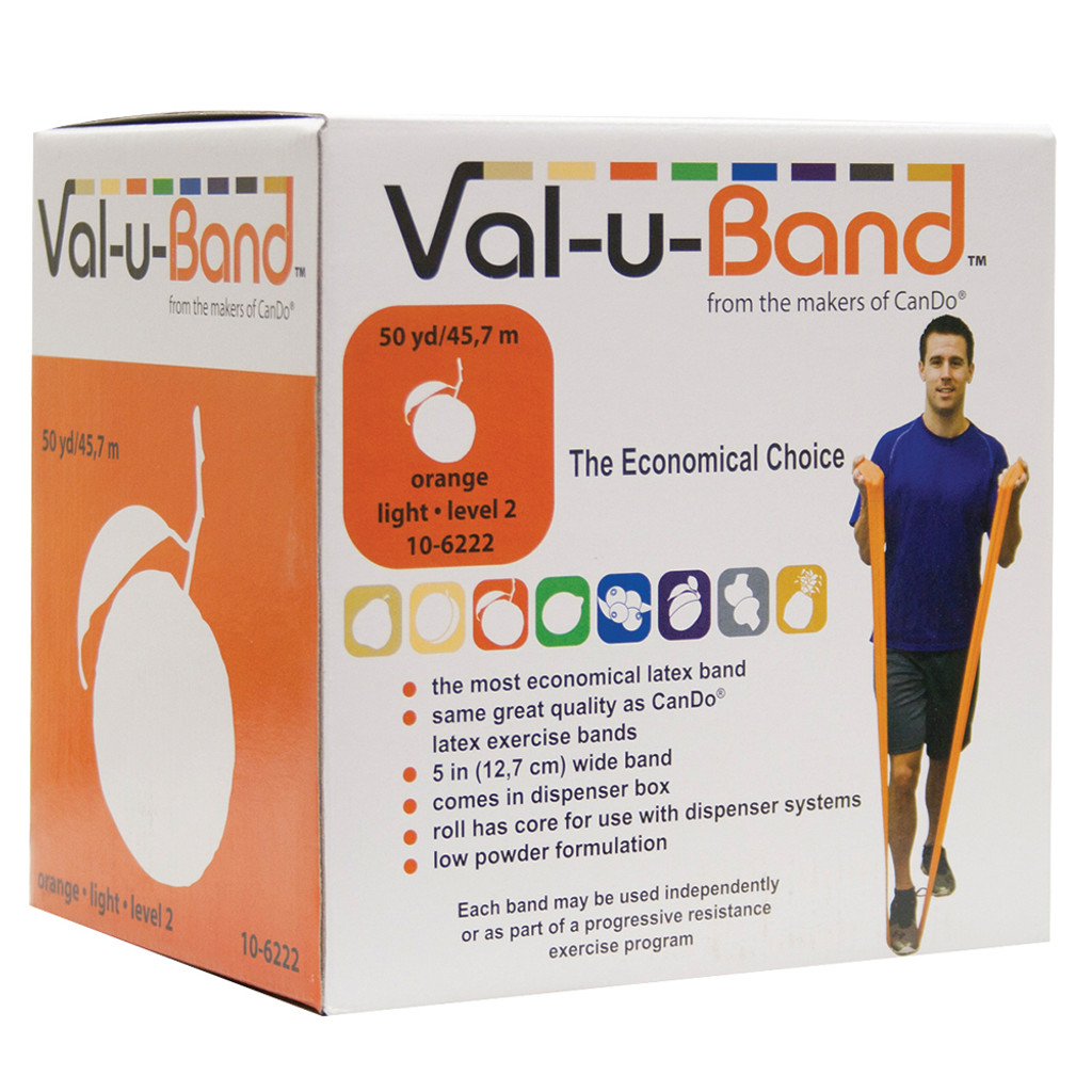 Val-u-band, lage poeder, oranje (2), 50 meter
