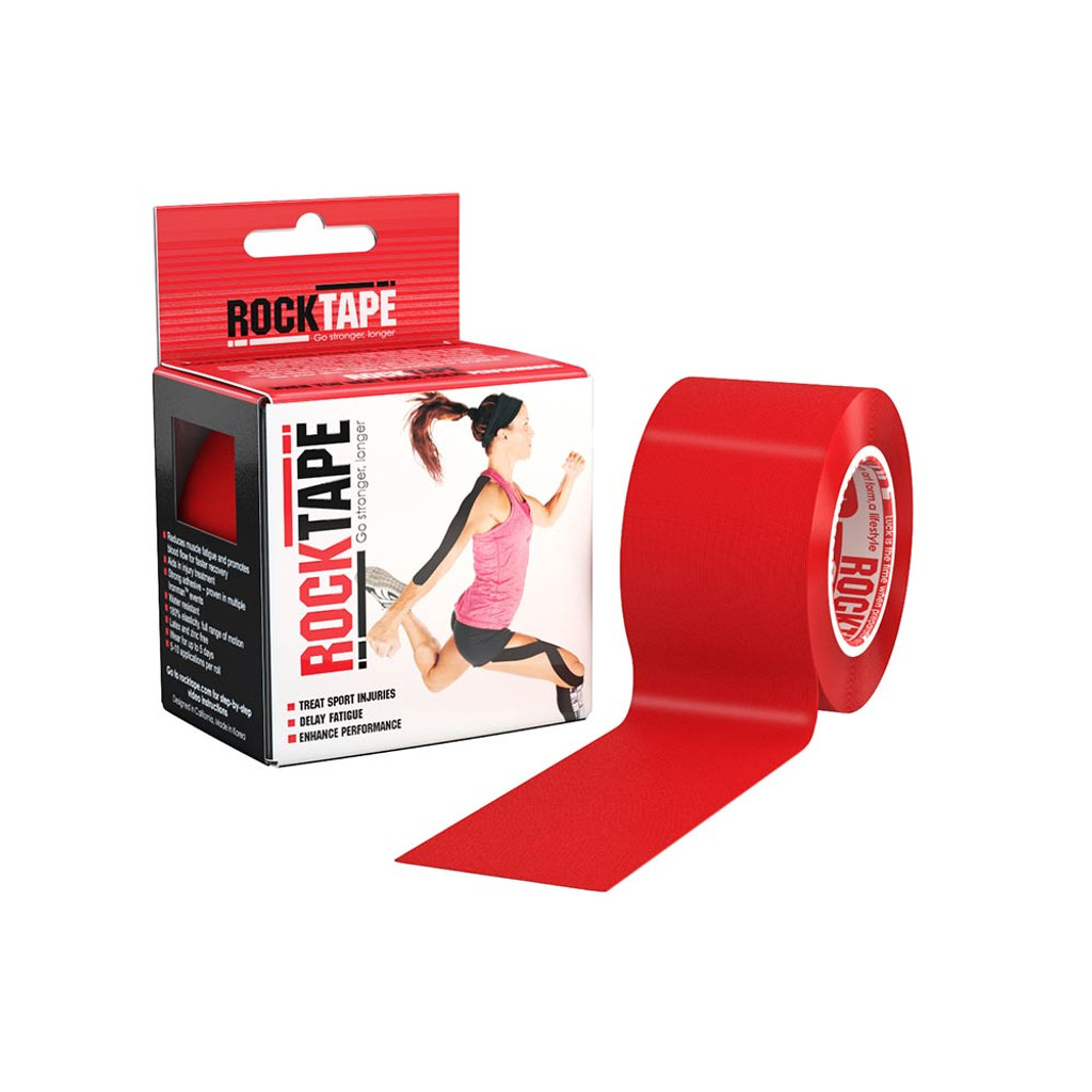 Rocktape, rouleau de 2" x 16,4', rouge
