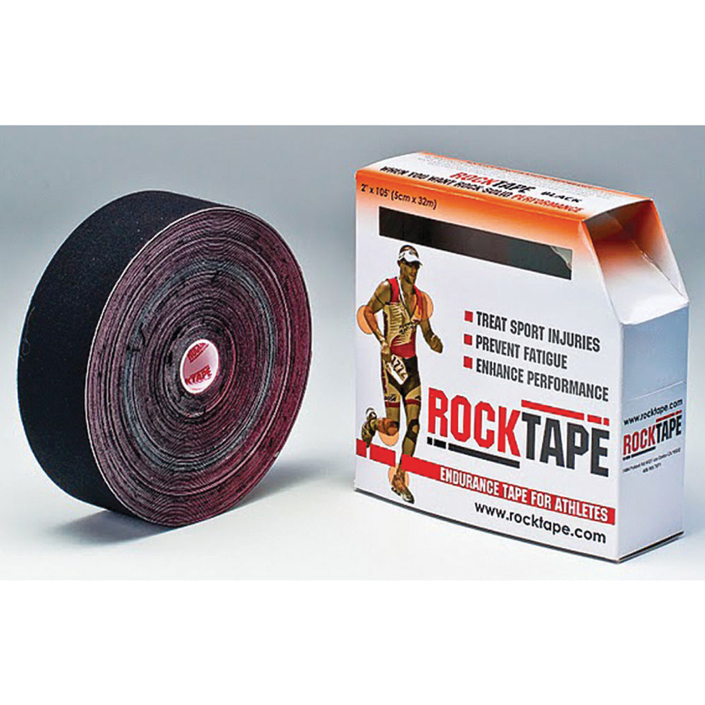 Rocktape, 2" x 105" rulla, musta vesi
