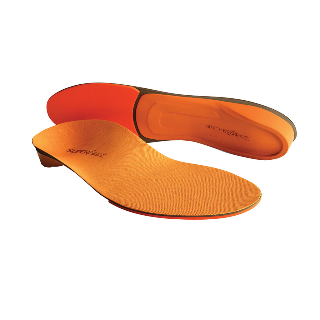 SUPERFEET ORANGE PREMIUM INSOLES-E , MEN'S 9.5-11 / WOMEN'S 10.5-12
