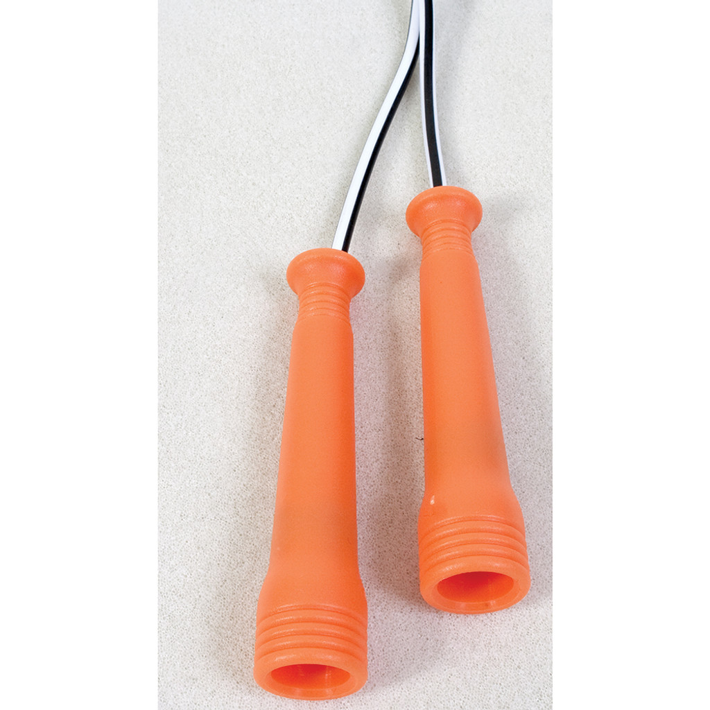 BODY SPORT 7' ECONOMY JUMP ROPE, ORANGE HANDLE, LF
