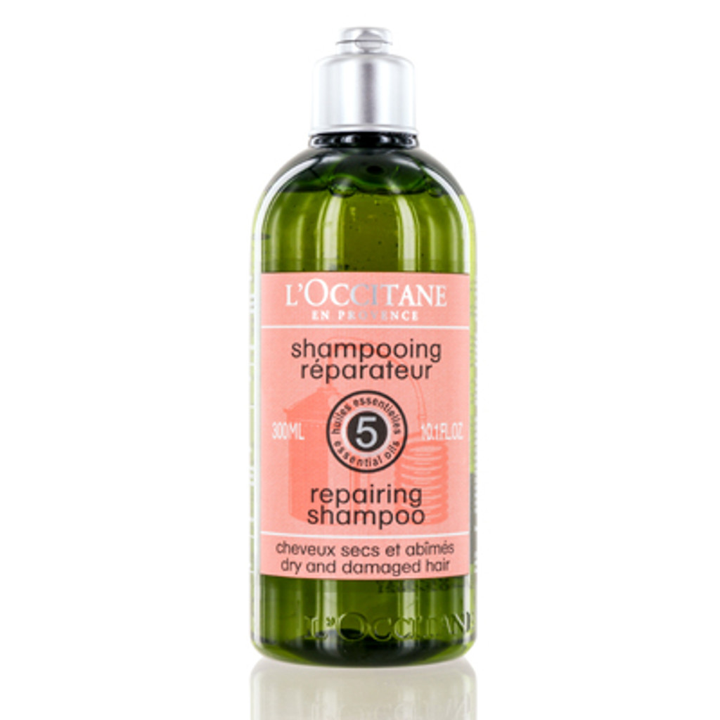  Shampoo reparador L'occitane/aromachologie 10,0 onças para cabelos secos e danificados. 