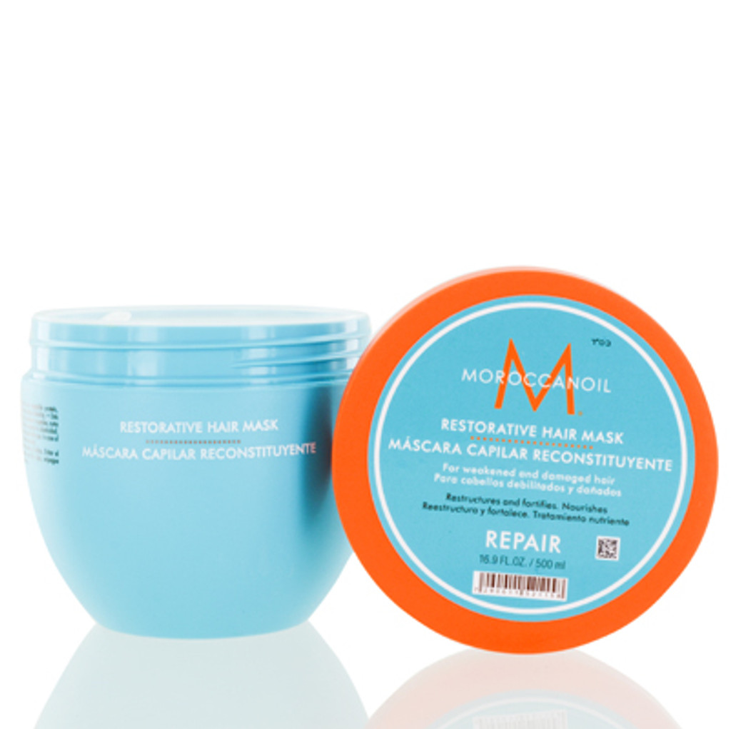 Moroccanoil/moroccanoil restorative hårmaske 16,9 oz (500 ml) for svekket og skadet hår