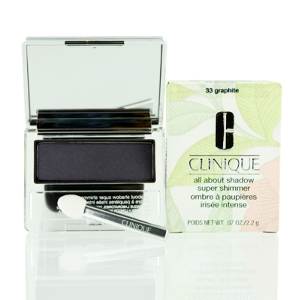  CLINIQUE/ALL ABOUT SHADOW SUPER SHIMMER 33 GRAPHITE .07 OZ.