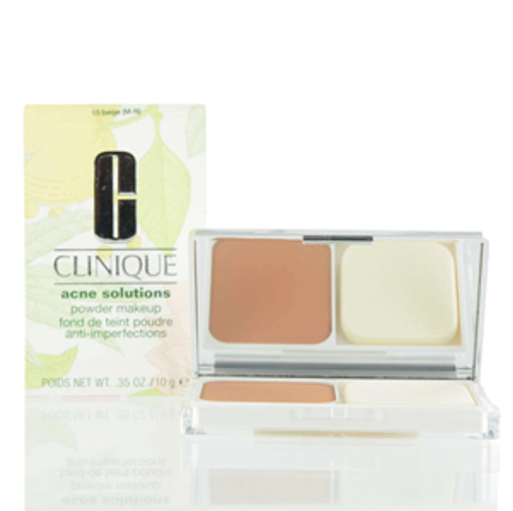CLINIQUE/ACNE SOLUTION POWDER MAKEUP 15 BEIGE (M-N) 0.35 OZ DRY/OILY SKIN 2,3,4 ANTI IMPERFECTIONS 