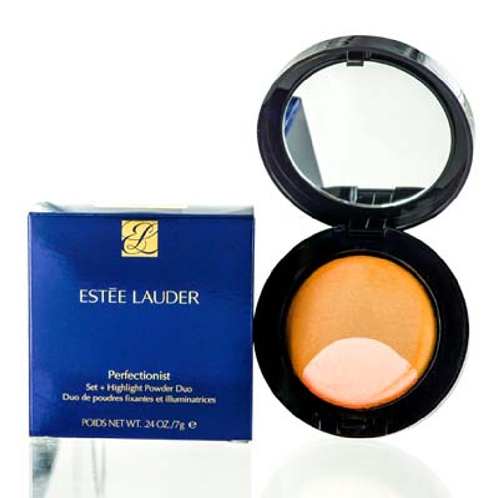 Estee Lauder/perfectionistische set+highlight power duo compacte make-up 05 .24 oz/8 ml 05 diep