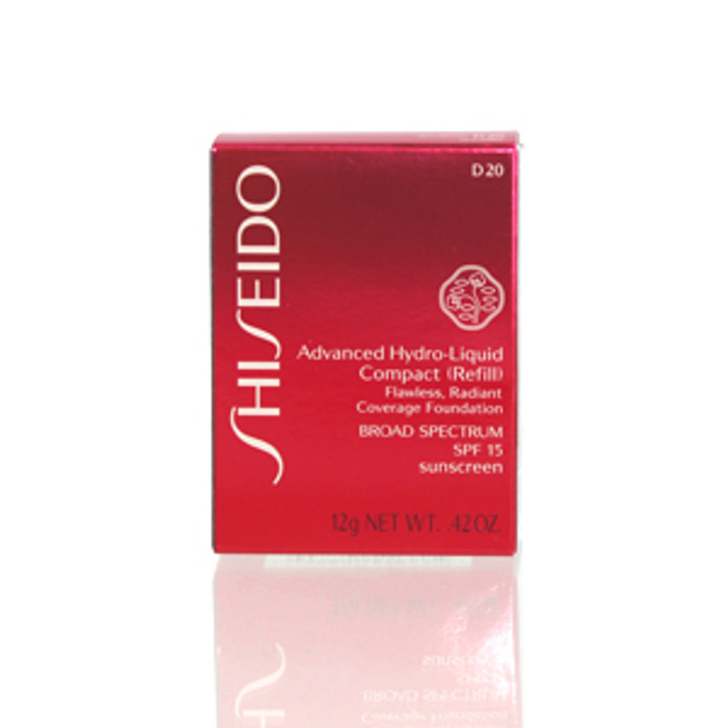  SHISEIDO/ADVANCED HYDRO-LIQUID COMPACT FOUNDATION REFILL (D20) 0.42 OZ (12 ML) (RICH BROWN) SPF 15 CREAMY