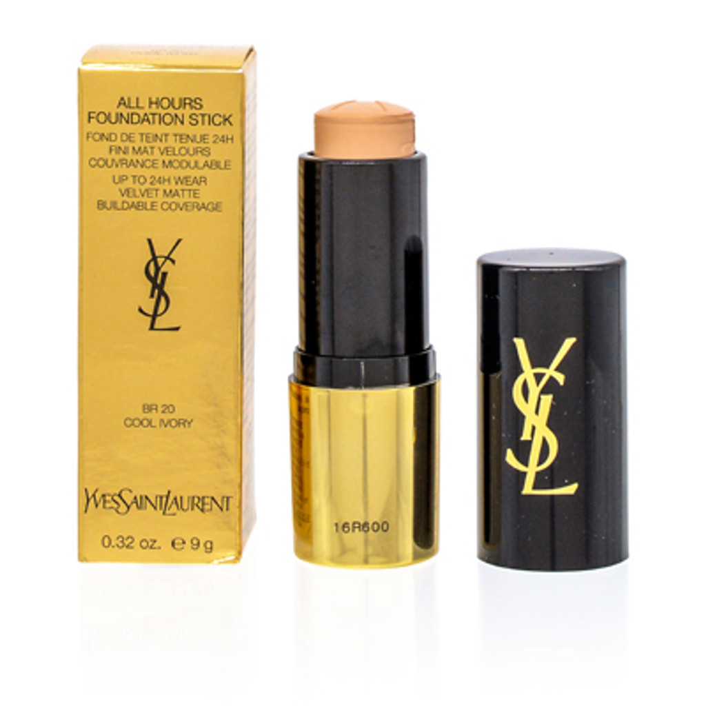 قلم كريم أساس YSL/All Hours (BR 20) عاجي بارد 0.32 أونصة (9 مل)