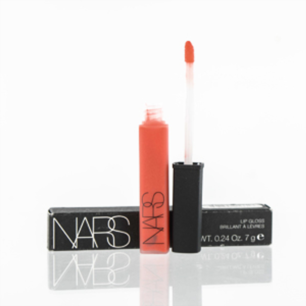 Nars/brilho labial Wonder 0,24 onças de tangerina pura com brilho rosa e dourado 