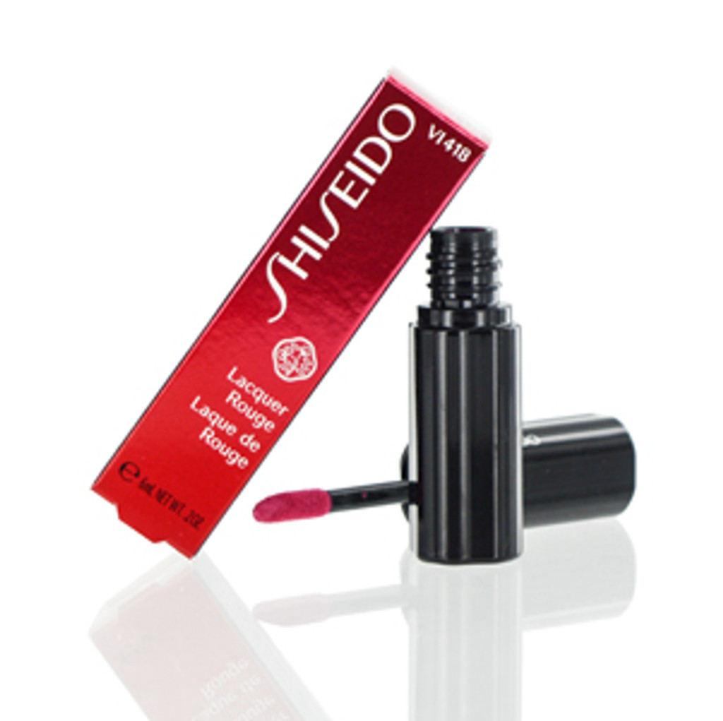  נוזל שפתון Shiseido/lacquer rouge (vi418) 0.2 אונקיות (6 מ"ל)