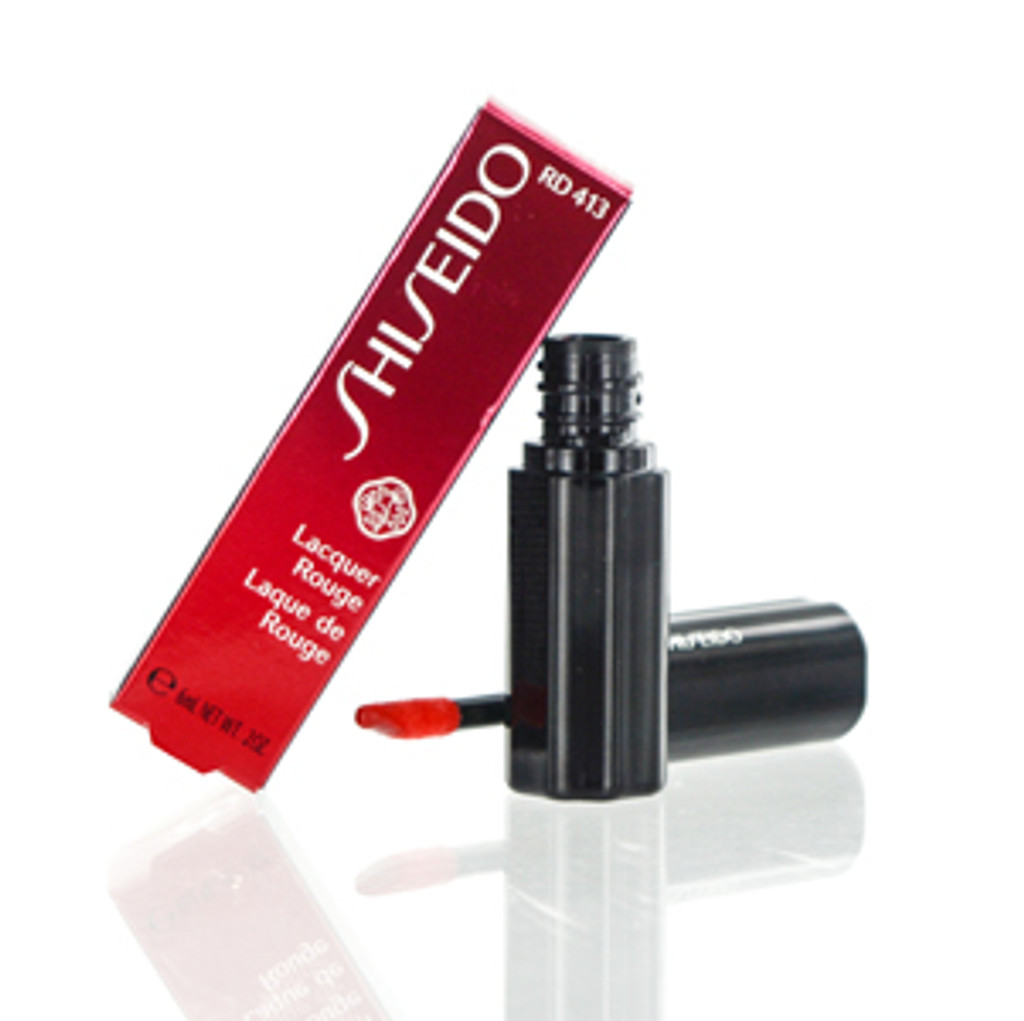  SHISEIDO/LACQUER ROUGE LIPSTICK LIQUID (RD413) 0.2 OZ (6 ML) SANGUINE 