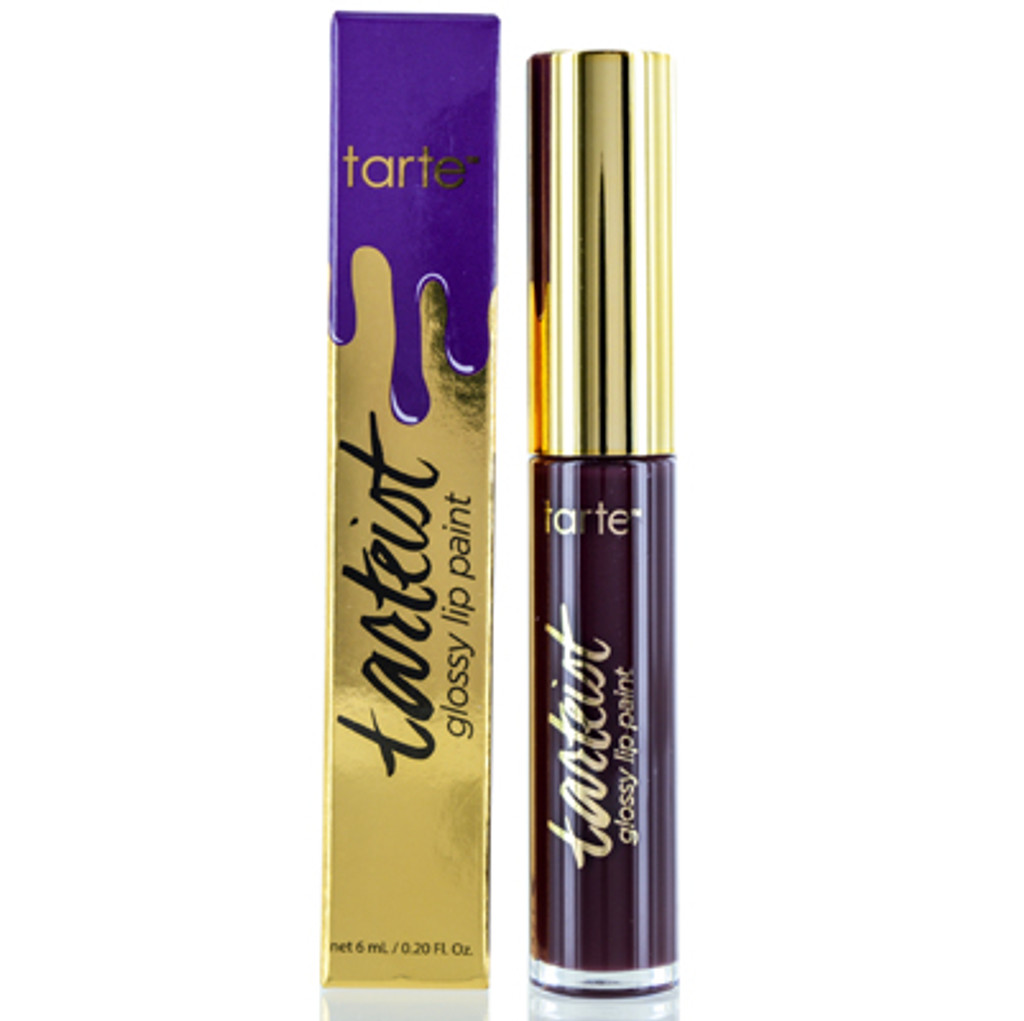 TARTE/TARTEIST GLOSSY LIP PAINT - POISON/BLACK PLUM 0.2 OZ (6 ML) 