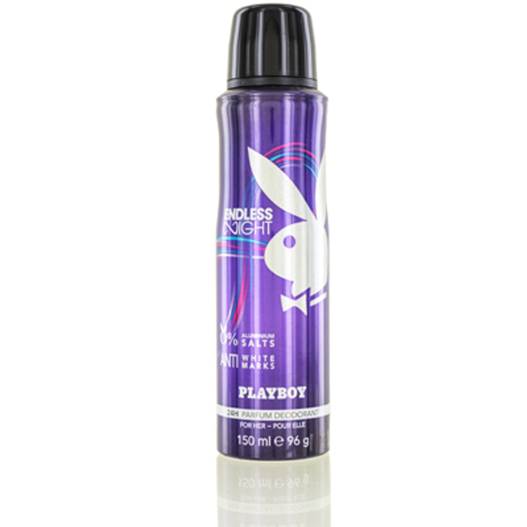 Playboy sans fin nuit/coty déodorant spray parfumé 5,0 oz (150 ml) (w)