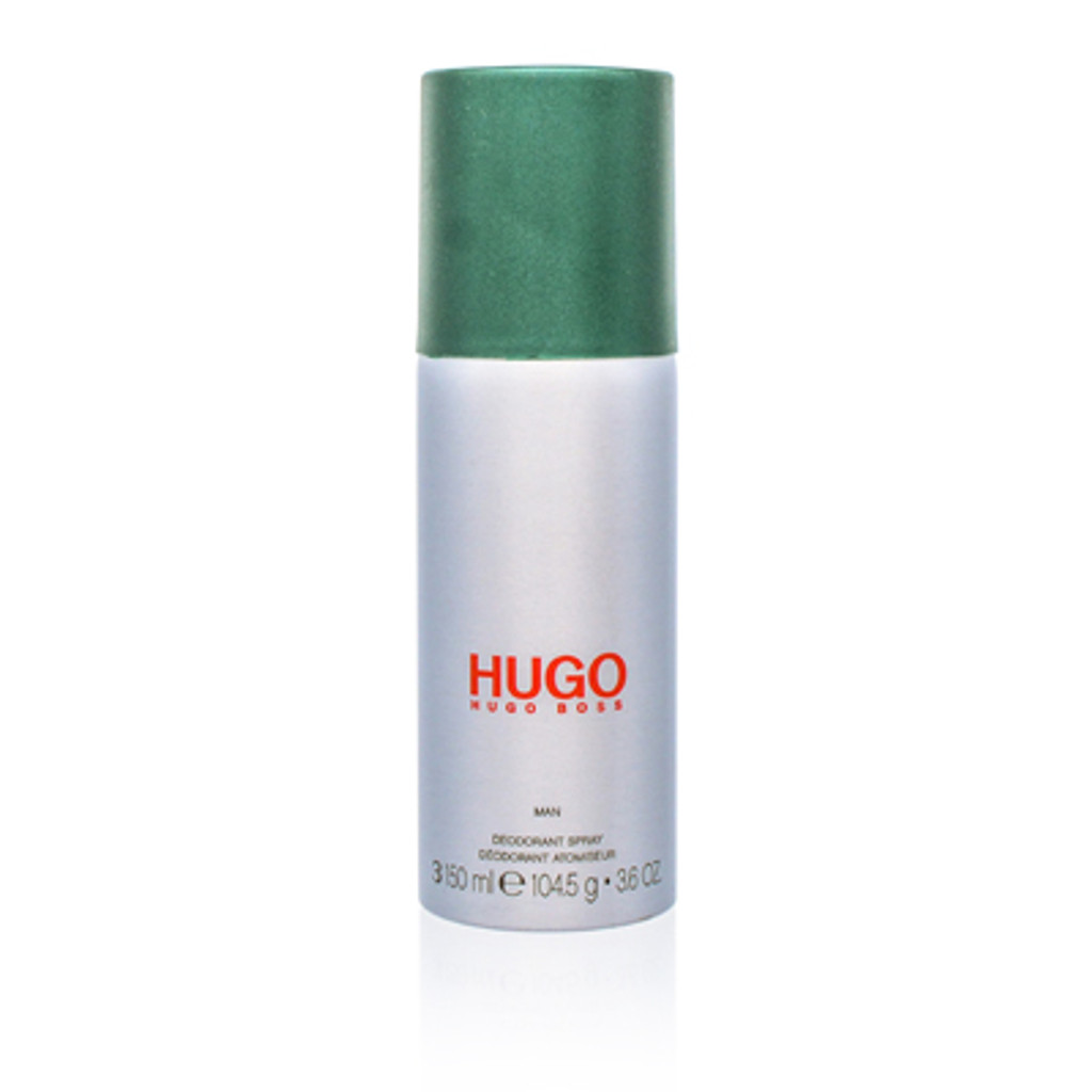 HUGO/HUGO BOSS DEODORANT SPRAY CAN 3.5 OZ (100 ML) (M) NEW!! NEW!! (SILVER BOX)
