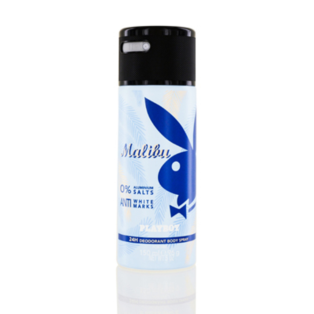 Desodorante e spray corporal Playboy malibu/coty 5,0 oz (150 ml) (m) 