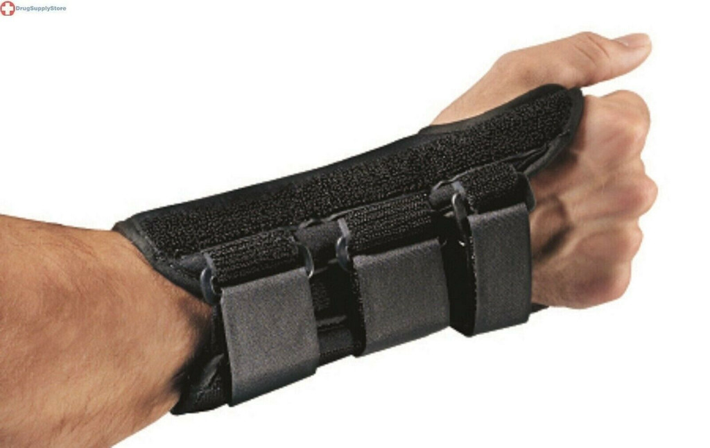 Hand_Splint_ComfortFORM_Alluminium_Stay_Foam_Lycra_Left_Hand_Black_X1