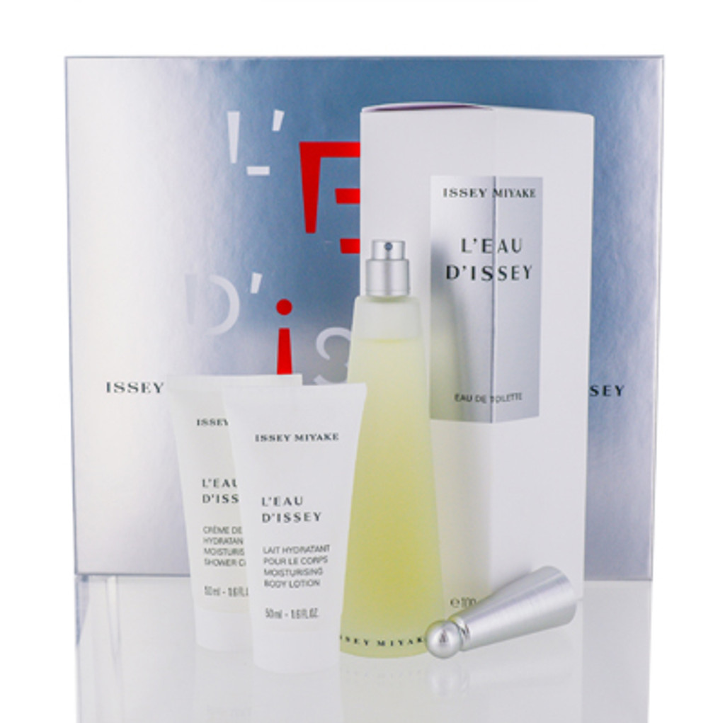 ISSEY MIYAKE/ISSEY MIYAKE SET (W) EDT SPRAY 3.3 OZ BODY LOTION 1.6 OZ SHOWER CREAM 1.6 OZ IN GIFT BOX