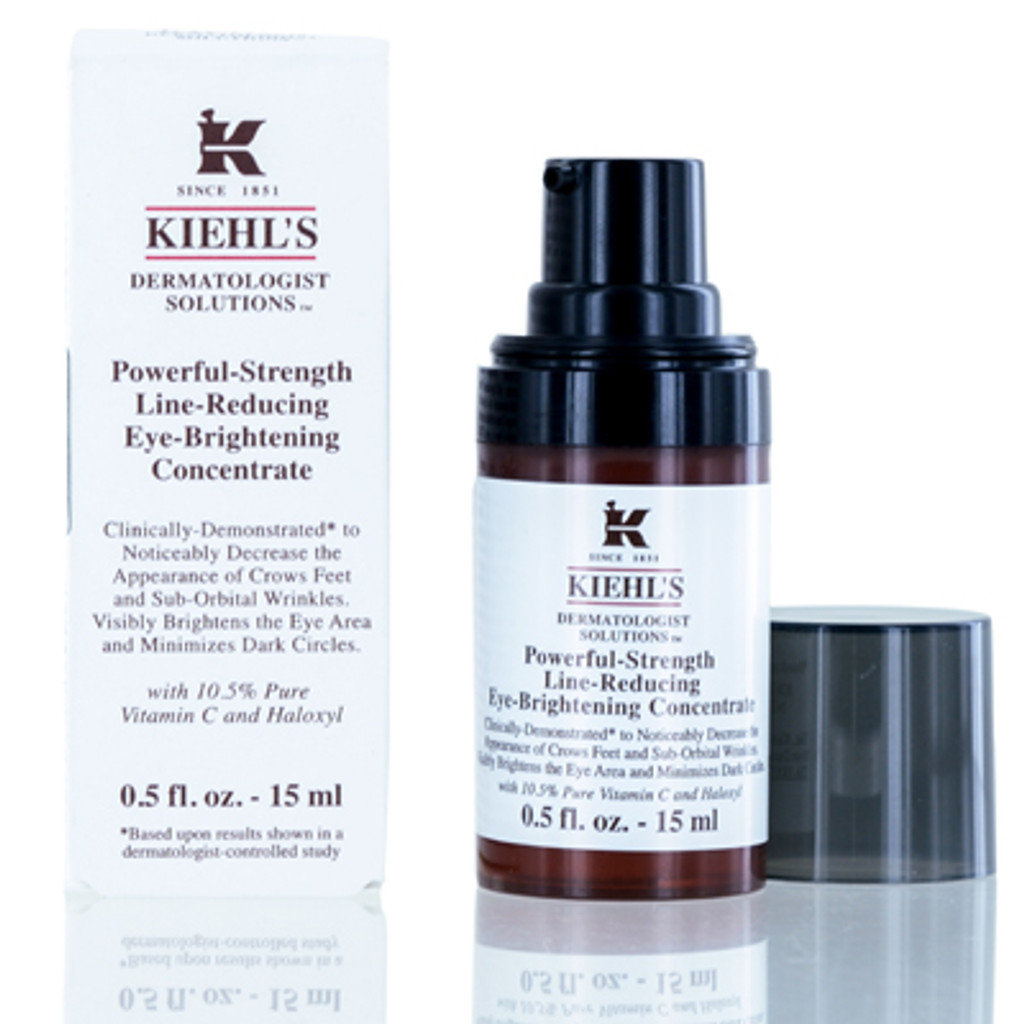 KIEHL'S/DERMATOLOGIST SOLUTIONS LINE-REDUCING EYE BRIGHTENING SERUM 0.5 OZ POWERFUL-STRENGTH