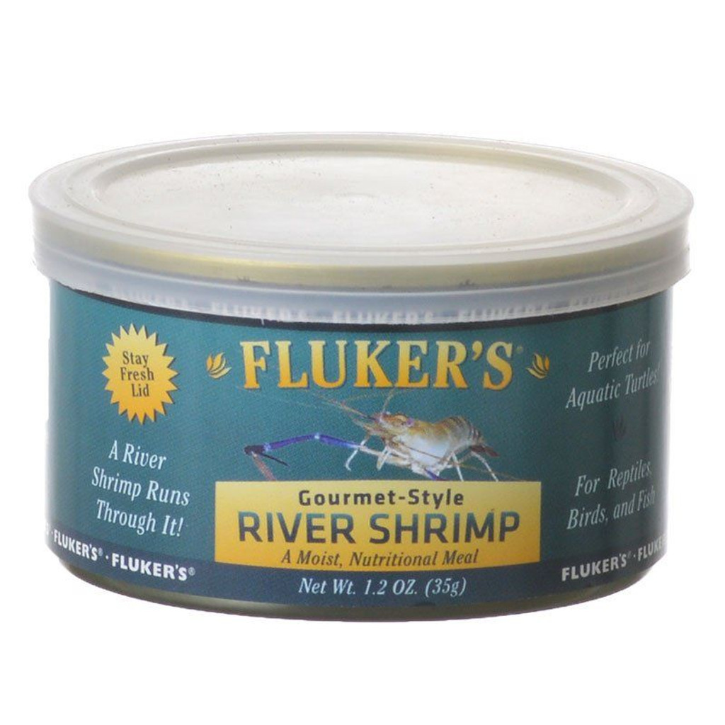 LM Flukers Gourmet Style Canned River Shrimp 1.2 oz