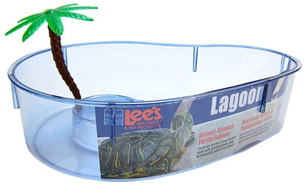 LM Lees Turtle Lagoon - Formes assorties en forme de rein - 12"L x 8"L x 3"H