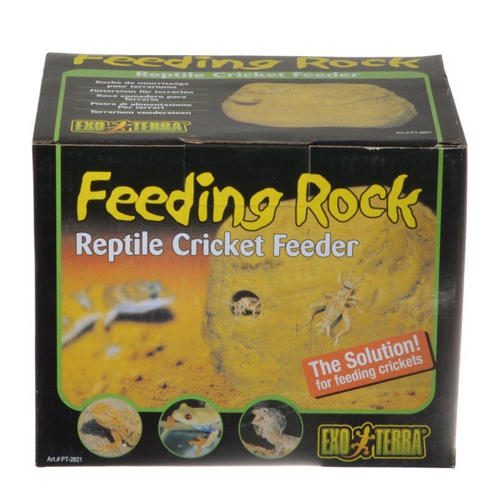 Lm Exo-Terra Feeding Rock Reptile Cricket Feeder 1 Packung