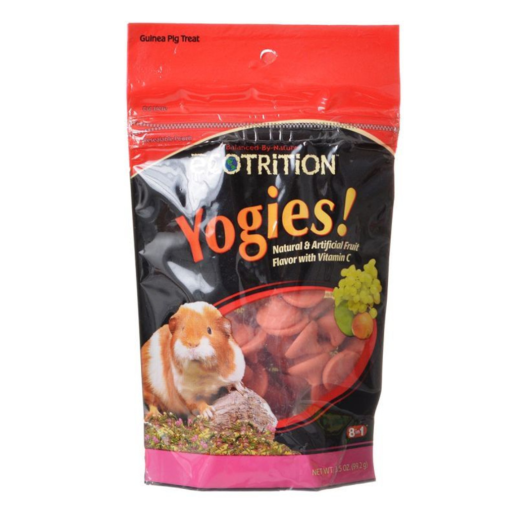 LM Ecotrition Yogies Guinea Pig Treats - Fruit Flavor with Vitamin C 3.5 oz