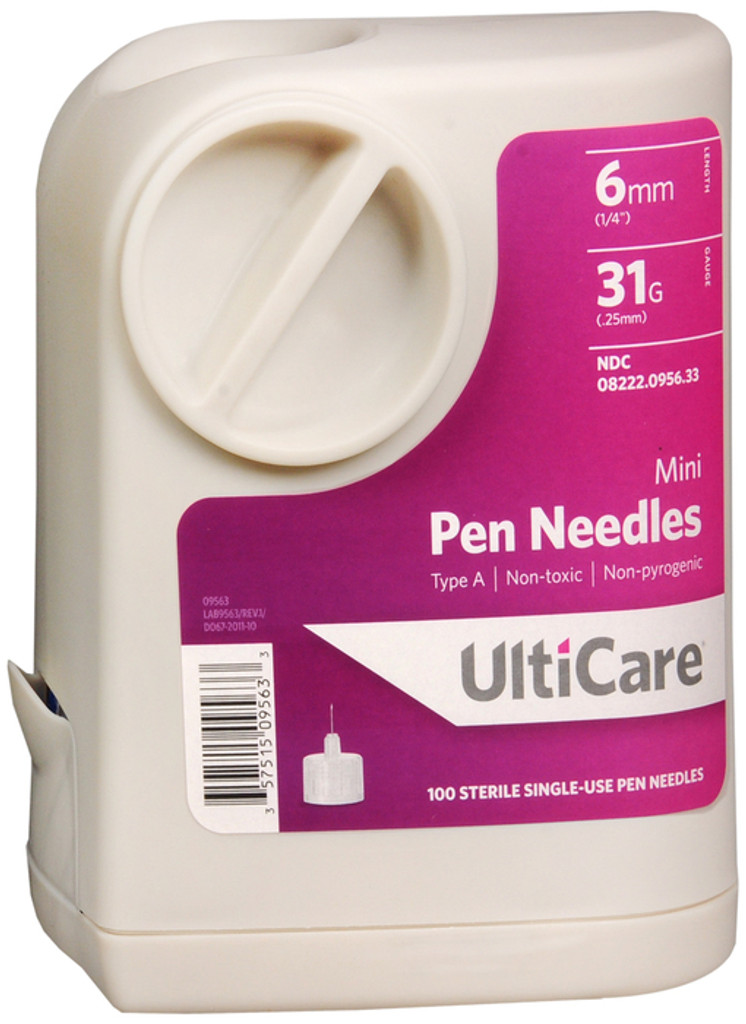 Ultiguard safepak penn-ndl 6mm 31g 100ct