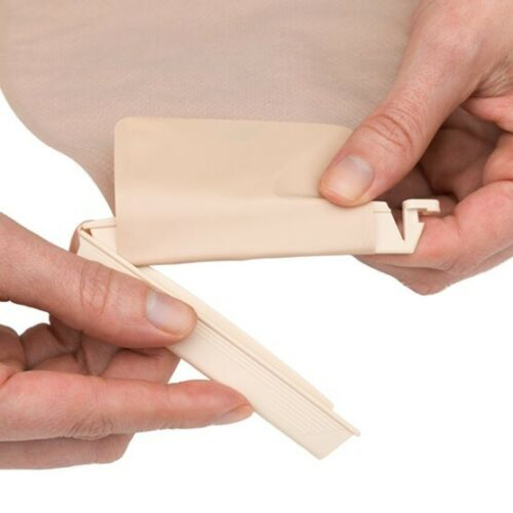 Two-Piece Drainable Ostomy Pouch Clamp Closure 1.75" 10 Count #18102