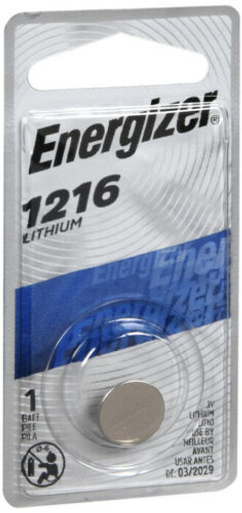 Energizer 1216 Batteries 3V Lithium 1 Battery Count