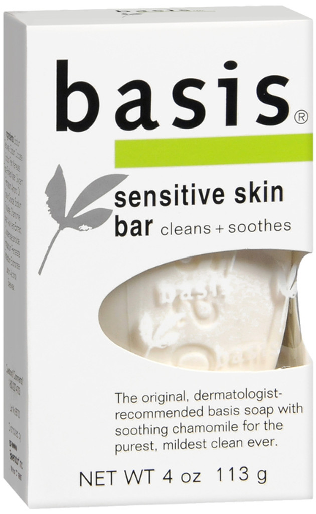 Basis Sensitive Skin Bar Saippua 4 oz