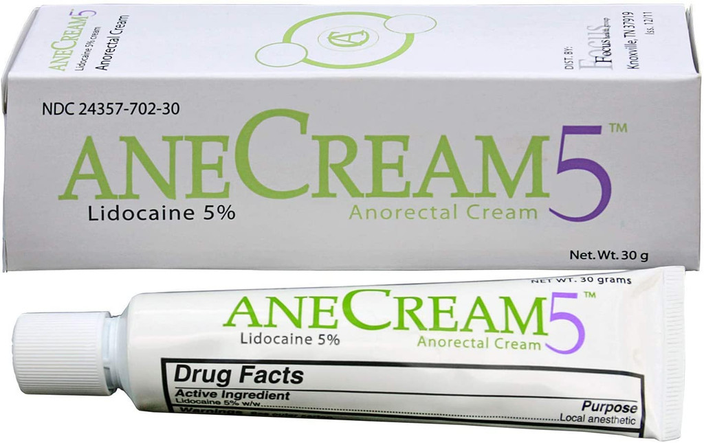 Anecream topische Schmerzlinderung, 5 %ige Lidocain-Creme, 30 Gramm