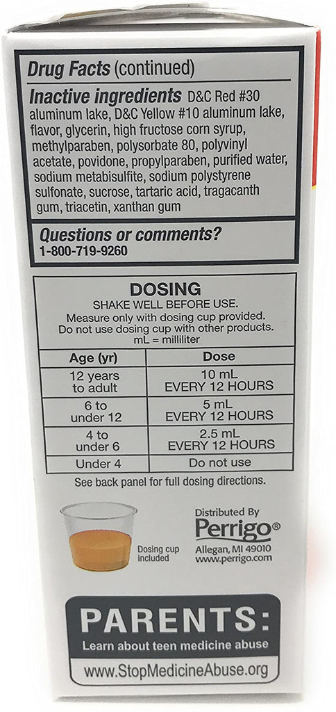 Dextromethorphan Polistirex ER oral suspension 30 mg pr. 5 ml til børn og voksne 3 Oz 