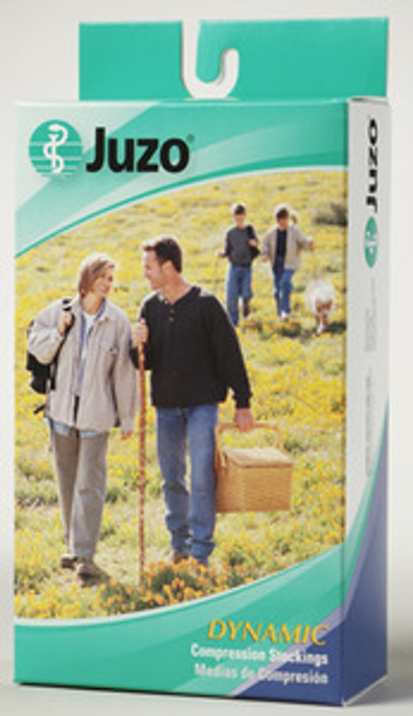 Juzo Soft 2002 Open Toe Thigh High w/ Hip Attachment 30-40 mmHg