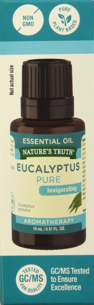 Nature's Truth Aromatherapy 100% Pure Essential Oil Eucalyptus 0.51 Fluid Ounce