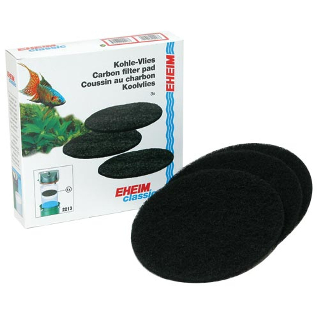 RA  Carbon Filter Pads for 2213 Canister Filter - 3 pk